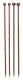 Symfonie Wood straight needles - 35cm